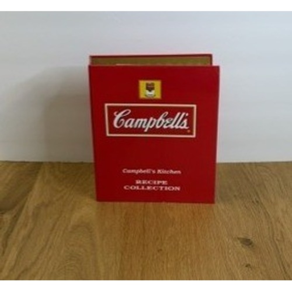 Campbell's Recipe Collection Binder Red 2008 3-Ring Good Tabbed Dividers